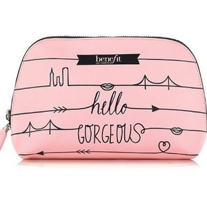 ✨BENEFIT COSMETICS Pink Dome Cosmetic Bag